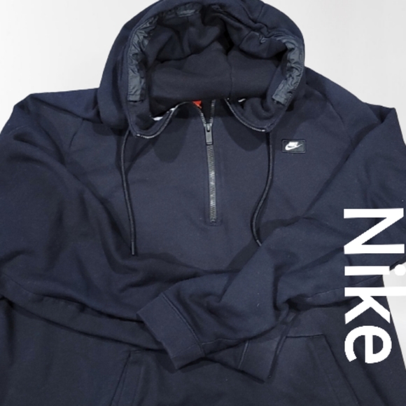 Nike Other - Nike 1/4 zip Pullover Hoodie XXL Black